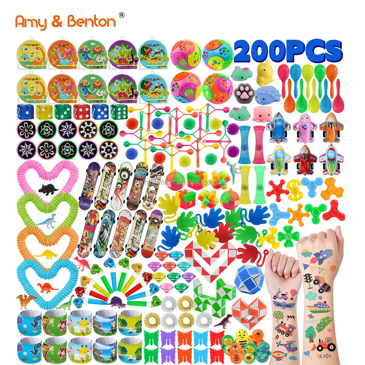 Party Favors for Kids Prizes Bulk Goodie Bag Treasure Box Toys ...