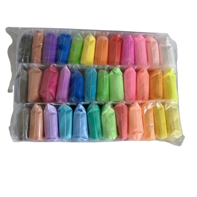 36 Colors Air Dry Clay Modeling Moulding Craft Super Light Set for Kids and Teens with Tools
