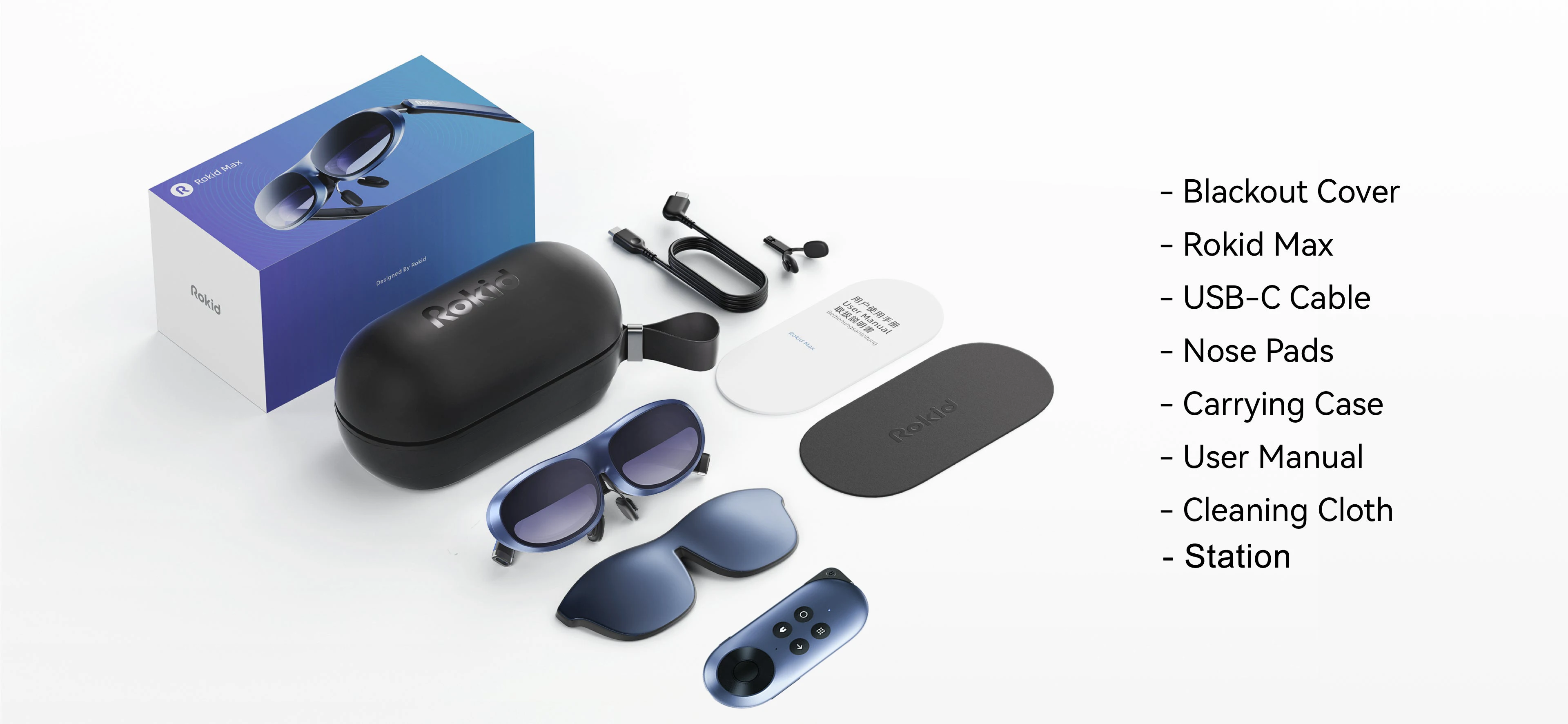 ROKID MAX - Immersive 3D AR/VR Smart Glasses - 120HZ OLED