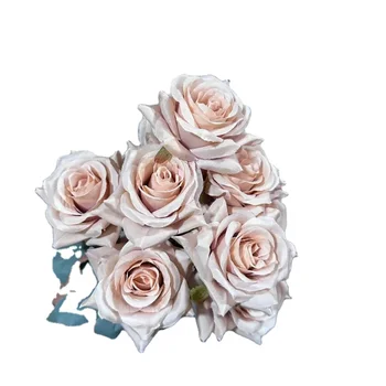 Hot sale artificial rose wedding road lead rose row wedding table flower simulation rose bouquet