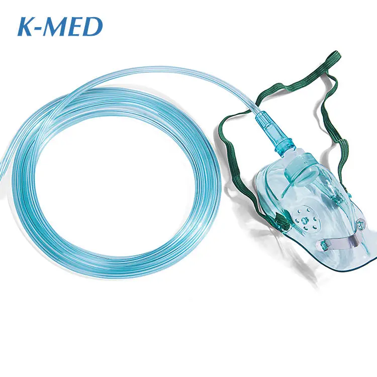 medical consumable respirator products oxygen face mask with tube