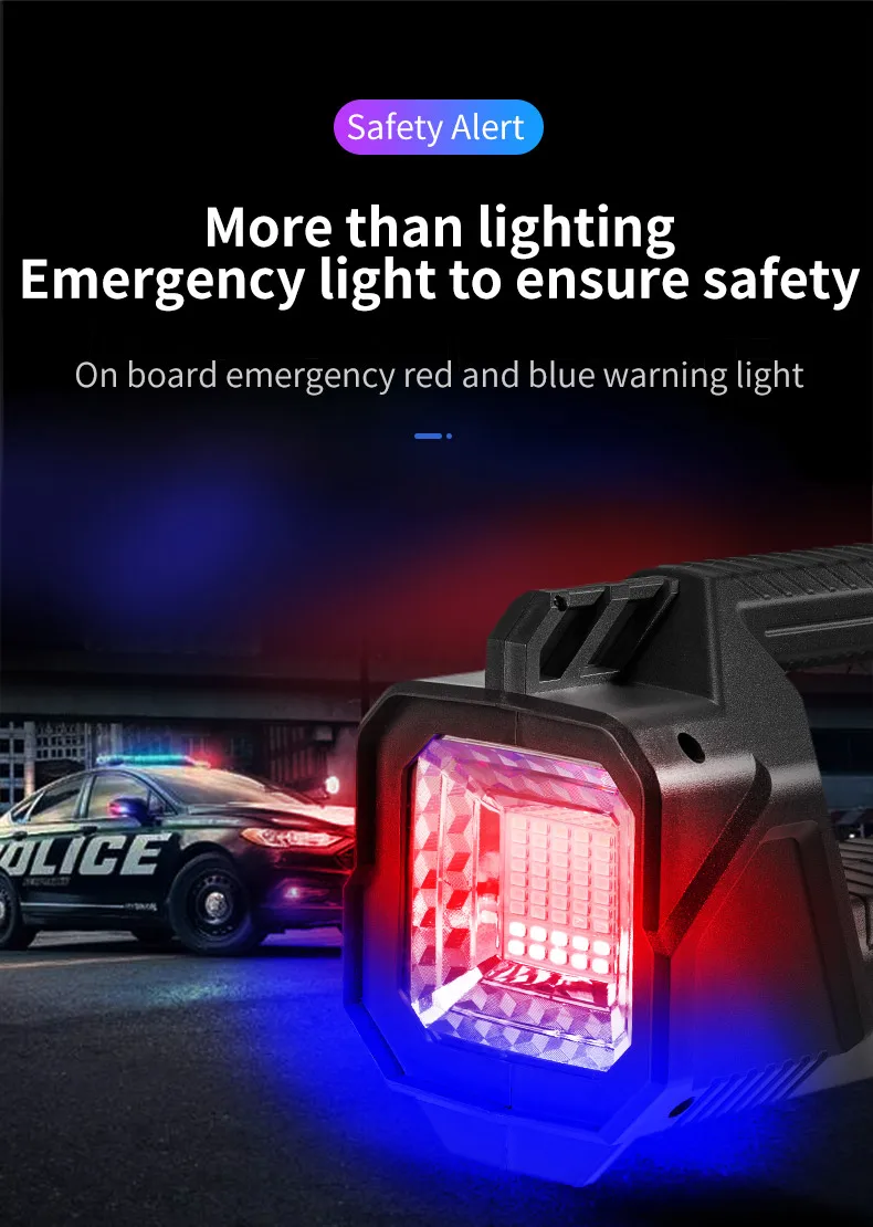 XHP50 Super Bright Hand Held Searchlight Hunting Light Rechargeable LED Torch Emergency Power Bank Flash Light Solar Flashlight