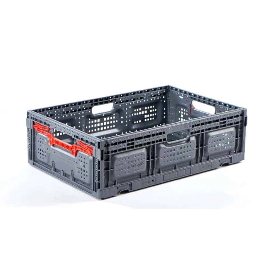 Picture of Folding Crate Ergo-lock System Super Ergonomic Handles Excellent Space ...