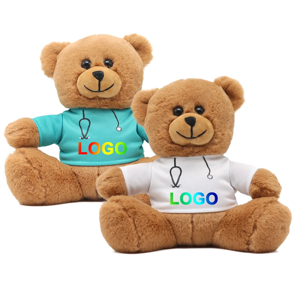 Stuffed Plush Doctor Teddy Bear - Custom 25CM Soft Toy