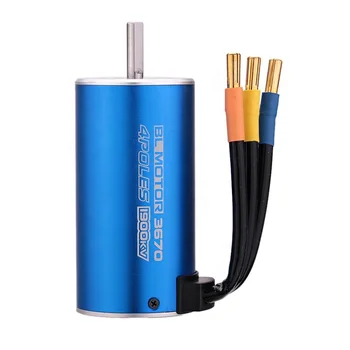 3670 2650KV 2150KV 1900KV Poles Sensorless Brushless Motor With 120A ESC&  LED Programming Card Combo Set for 1/10 RC Car Truck