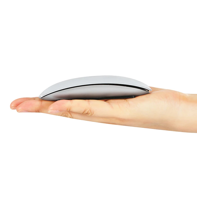 Fashion design wireless scroll wheel bt rechargeable touch mouse for MAC PC Windows