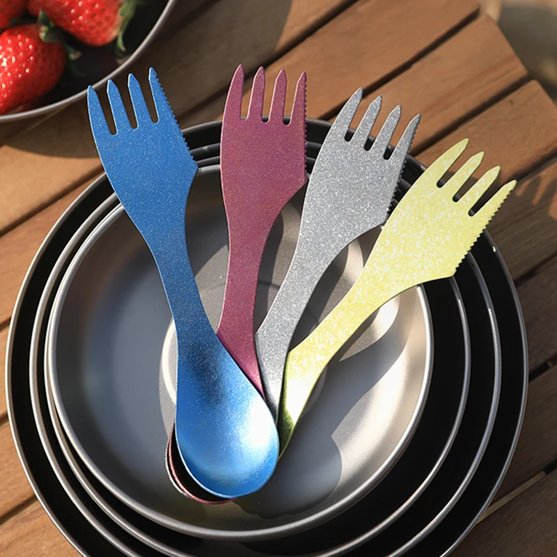 Set di posate da viaggio in tanio senza limi 4 pz/set coltello Set di posate da viaggio in tanio senza limi 4 pz/set coltello