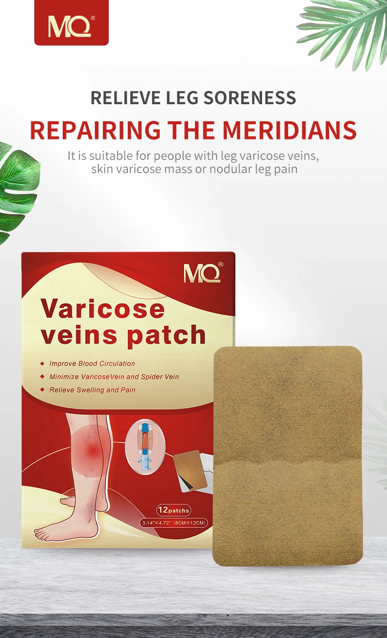 Varicose Veins Patch 2024 Medical Varicose Compression Plaster For ...