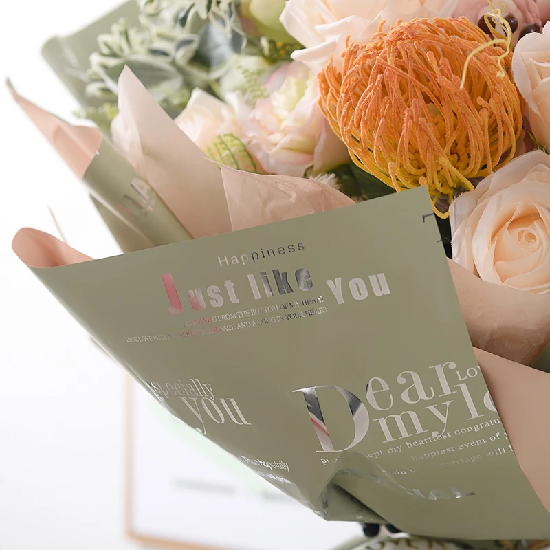 カラーハイエンドoppカスタム花包装紙包装花用花包装紙 Buy 紙包装の花 花の包装紙 紙の花 Product On Alibaba Com