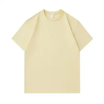 Spring Summer New Heavyweight 100% Cotton 220gsm-260gsm Loose T Shirt Custom men Oversized Tshirt streetwear t-shirt for men's