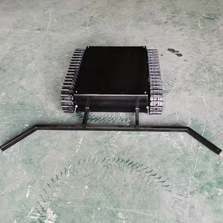 Small Robot for Ball Picking up Chassis Rubber Track Chassis Undercarriage