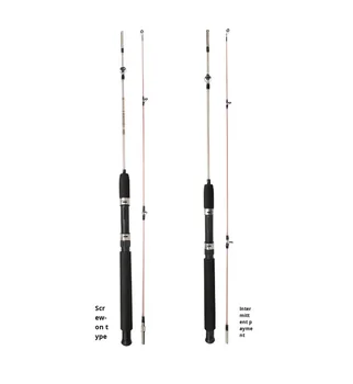 Cross-Border Export Transparent Carbon Fiber Super Hard Medium Action Bass Lure Rod Insert Boat Fishing Rod Threaded – Hard Lure – view 3