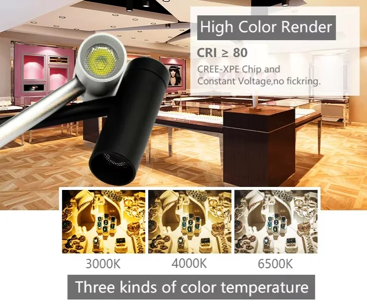 Customized Mini Spotlight - LED Jewelry Lights 1W 3W