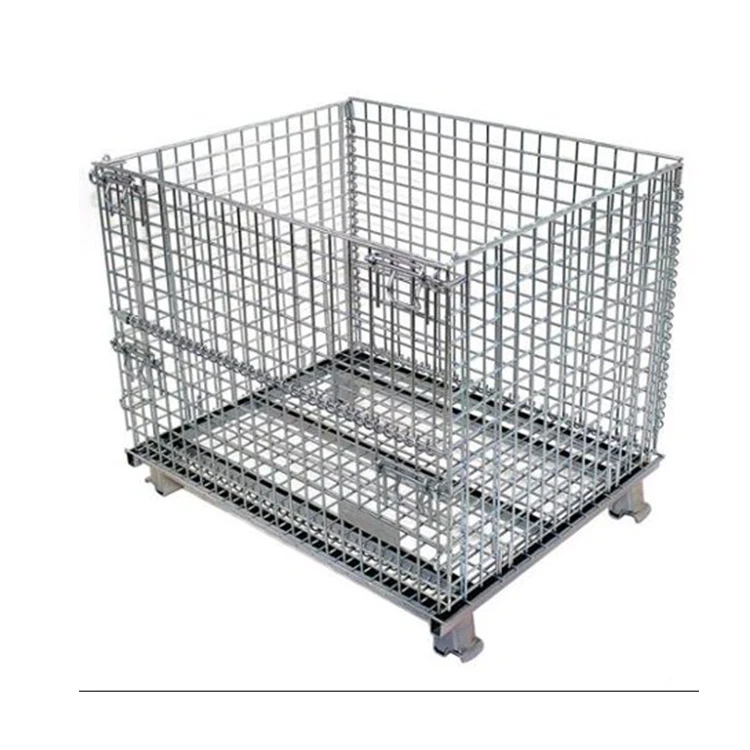 China factory wholesale warehouse steel heavy duty racking pallet storage cage container