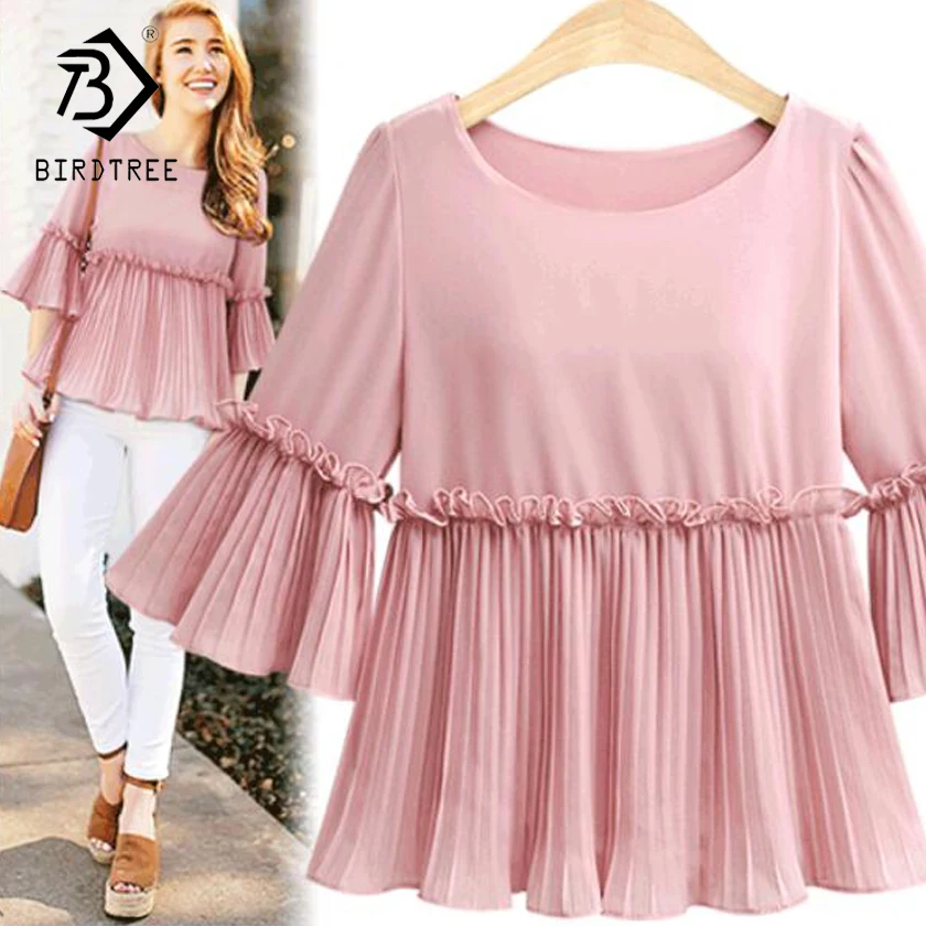 plus size chiffon blouses