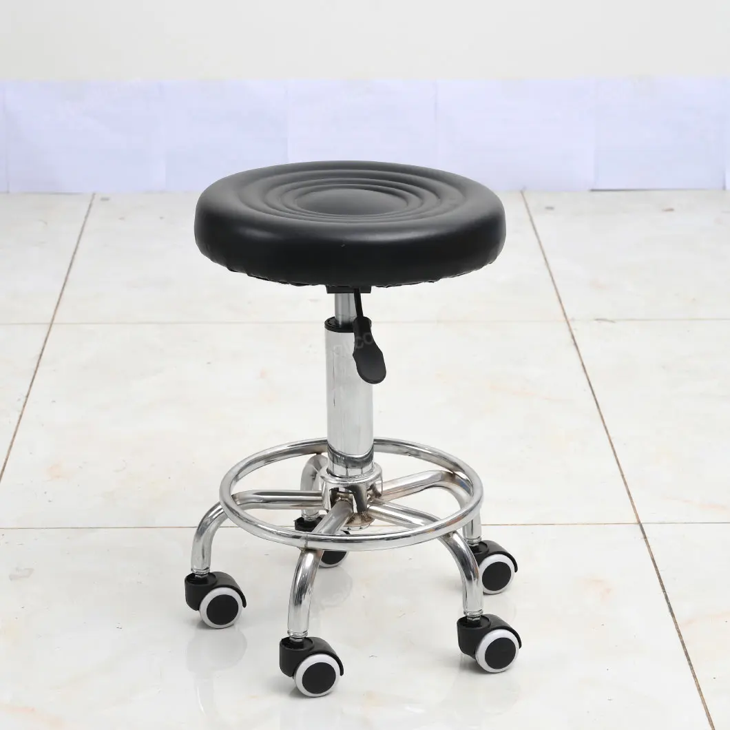 Hns01 Hospital Medical Doctor Metal Base Adjustable Nurse Chair For