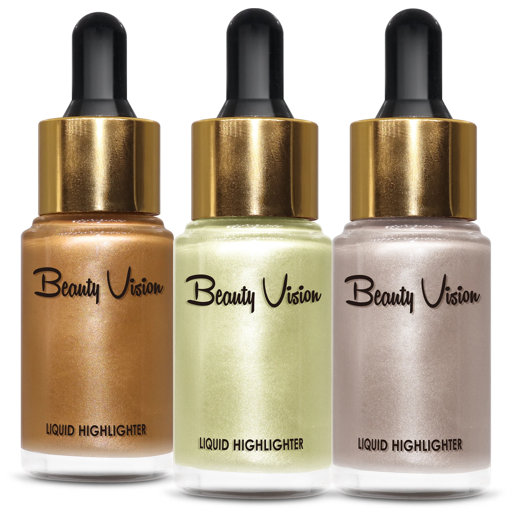 Торговая марка, косметика, макияж, 16 цветов, крем-Хайлайтер с одной бутылкой, жидкий Хайлайтер для макияжа лица, сияющий хайлайтер