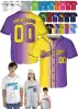 Amarillo, morado y negro