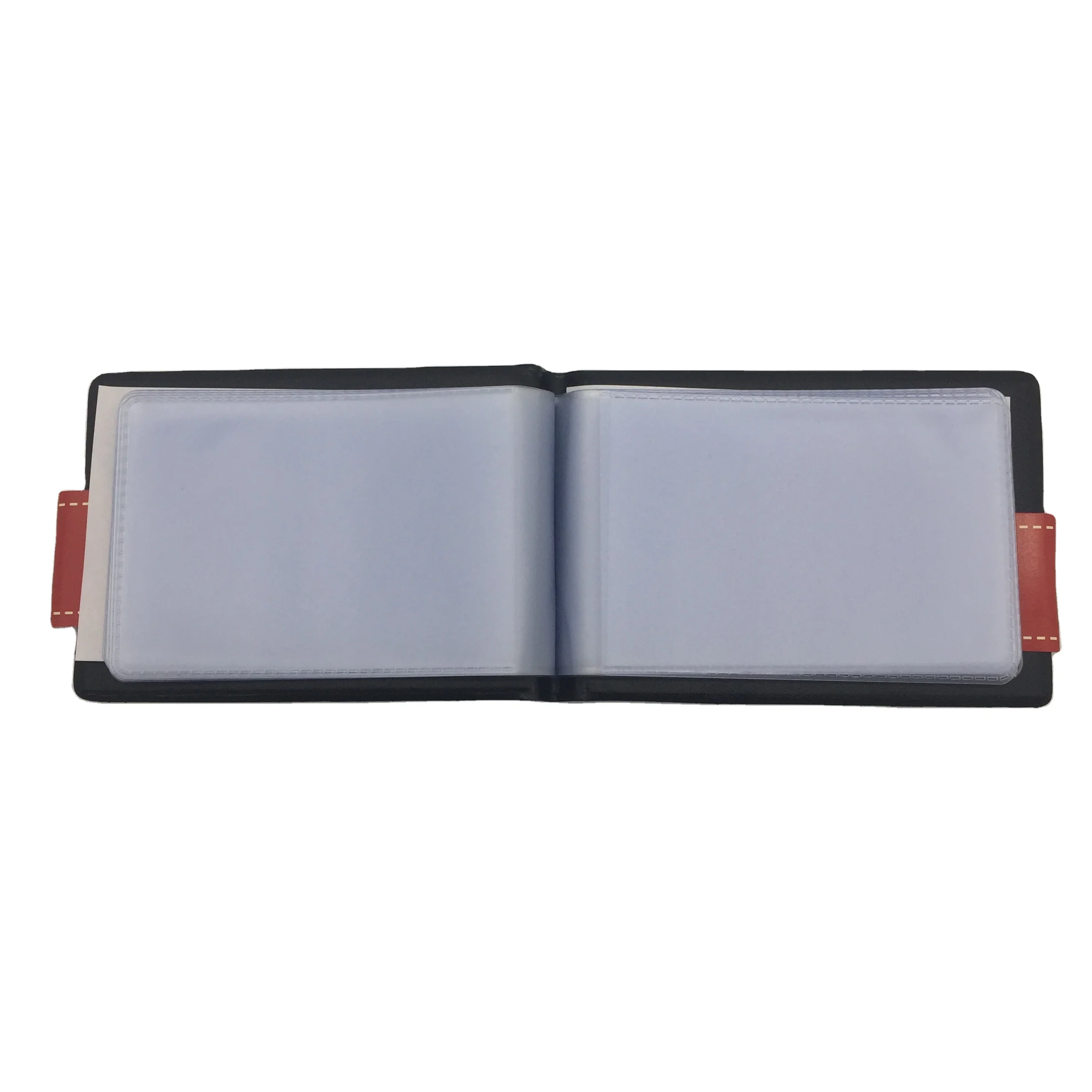 Вместительный минималистичный дорожный бумажник унисекс из ПВХ под заказ с держателем для карт и логотипом