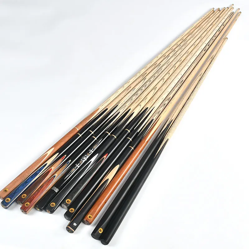 ECO Wooden 4 X 2-Piece Pool Billiard Snooker Cues – 57 Inch Cues With 10mm Screw Tips – Set Of 4