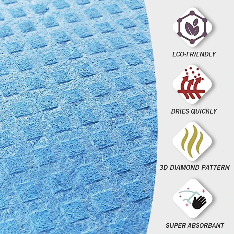 Topeco Cellulose Sponge Dishcloth Swedish Dishcloth Cellulose Cotton Dish Sponge Cloth Swedish