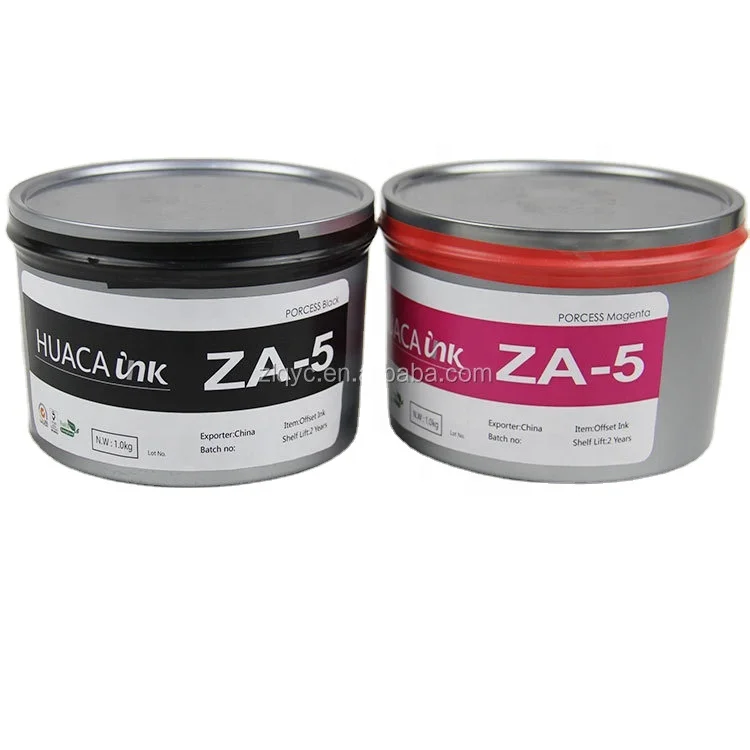 Цветные офсетные печатные чернила CMYK