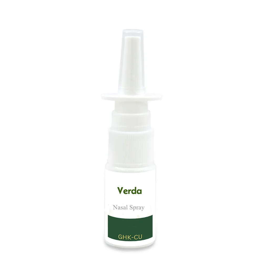 ghk-cu nasal spray Verda Private Label Enhance Tissue Cellular Repair Blue Copper Peptide Nose Spray vitamin b12 injections and Size:30 servings Gastrointestinal Research