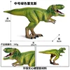 colorful KZ Green medium-sized Tyrannosaurus rex