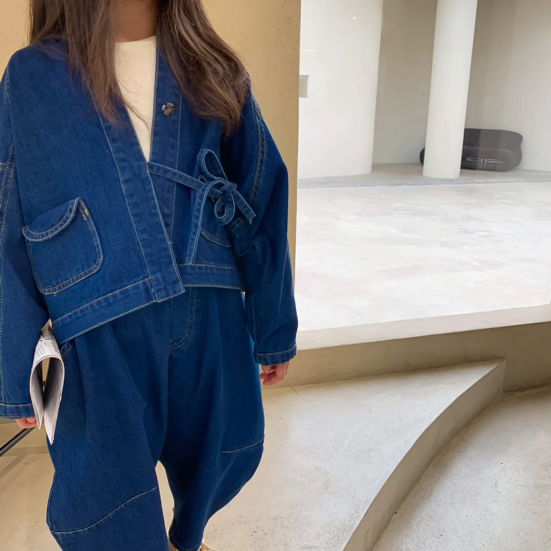Kids Clothing Sets Girls Denim Jacket 