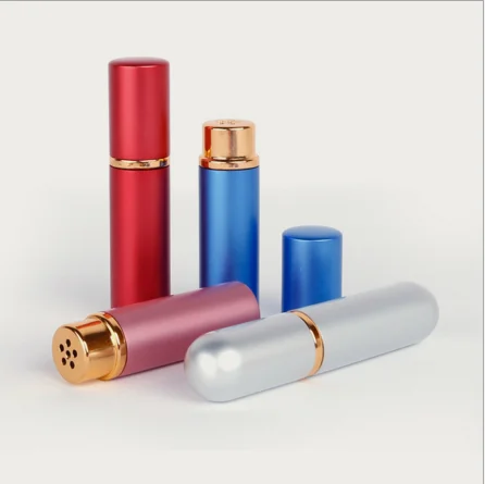 Fast Delivery Essential Oil Aromatherapy Blank Metal Nasal Inhaler Tubes Muti Color Blank Nasal Containers