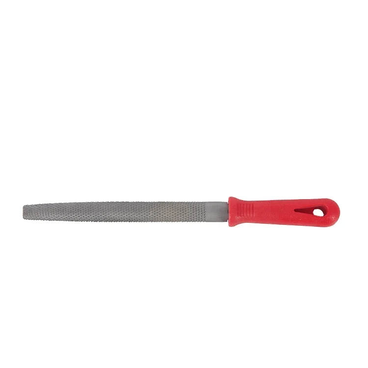 WORKPRO Half round Steel Rasps Wood Carvers Hand Tools with Plastic Handle Smooth Cut Grinding Axe File and Mill File