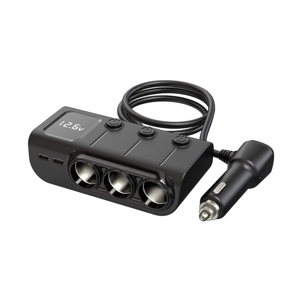 external cigarette lighter socket Parts Express Cigarette Lighter Plug with LED Status On/Off Switch