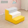 Yellow Three-Step Ladder
