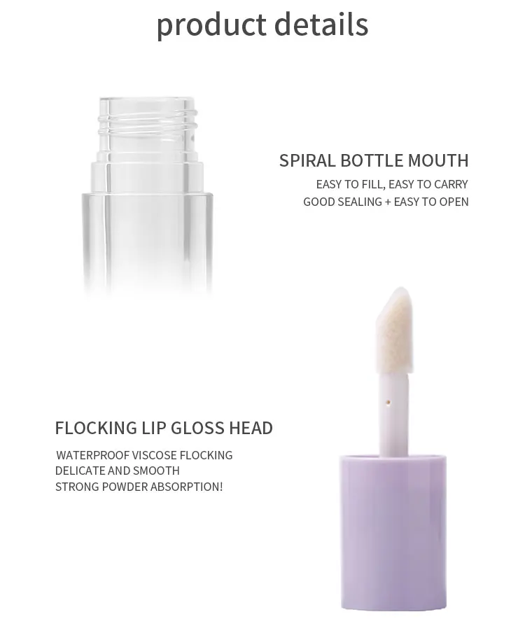 Large Lip Gloss Tubes Pink Lid,Lip Gloss Unique Tubes,Unique Lip Gloss Tubes With Wands Custom