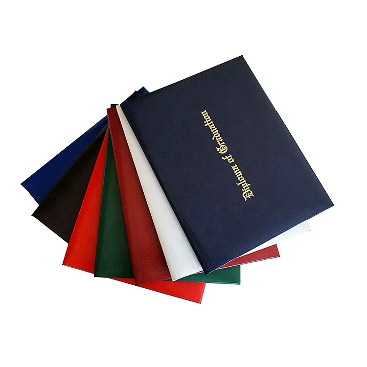 Обложка сертификата степени диплома