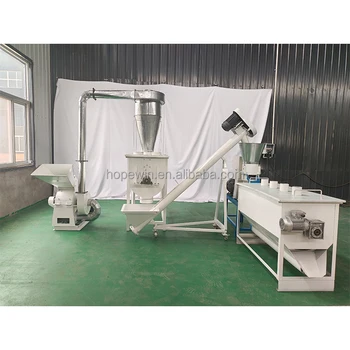 New 300kg-1t/h Low-Cost Livestock Poultry Cattle Feed Pellet Mill for Small Farms Featuring Animal Feed Pallet Machine