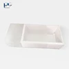 White paperboard frosted sleeve