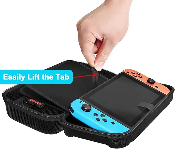 product carrying case with 20 game cartridges protective hard shell travel case pouch for nintendo switch console  accessories-31