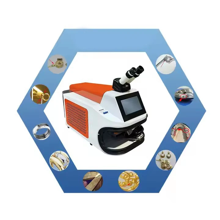 2024 HOT Sell Mini YAG 200W Laser Jewelry Welding Machine with CCD Microscope for Chain Ring Pendant and Jewelry Gold Silver