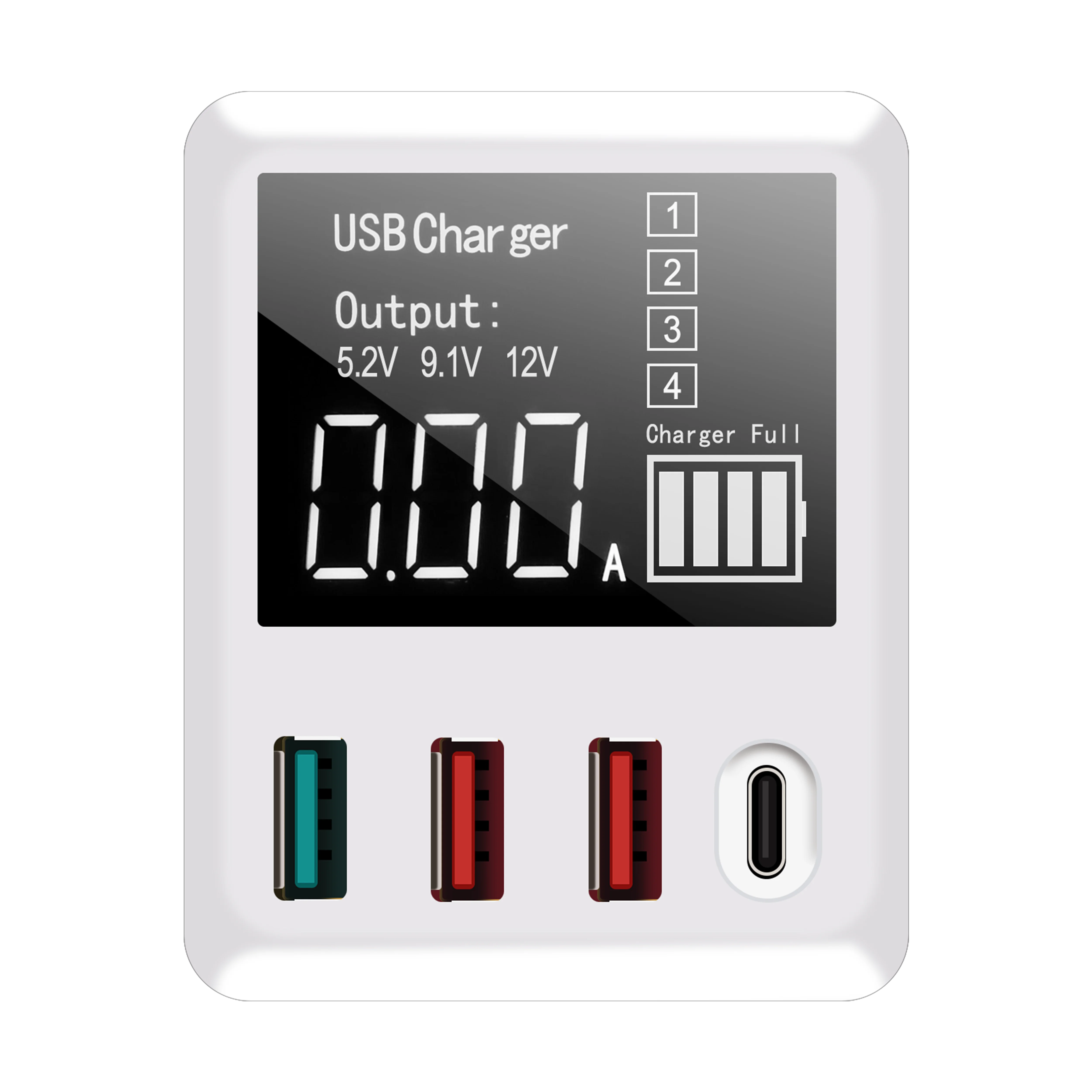 40 Вт 8A Быстрая зарядка A9T + QC3.0 PD адаптер Дисплей дорожные настенные зарядные станции портативное зарядное устройство usb