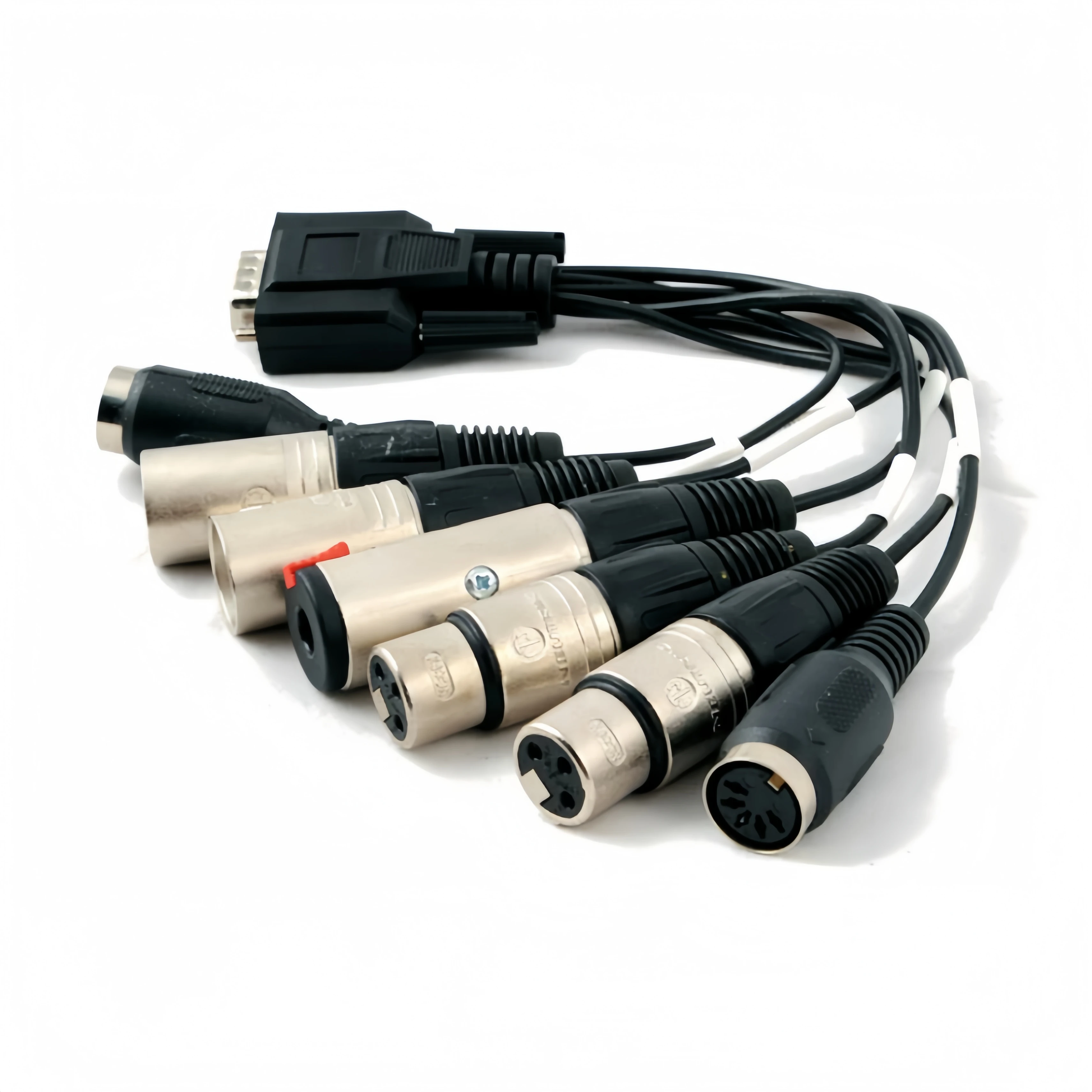 RME Analog Breakout Cable: 15-Pin D-Sub to 4 XLR, MIDI, and Phones