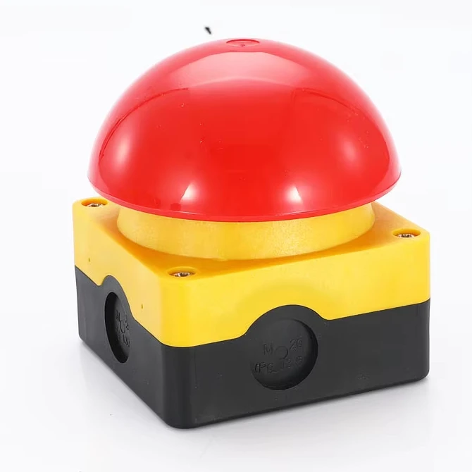 Mushroom Head Switch Emercy Stop Push Button with Latching Feature 1NO 1NC Palm Switch by Product Type Momentary Switches