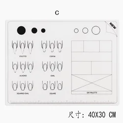 roll up pad template for nail