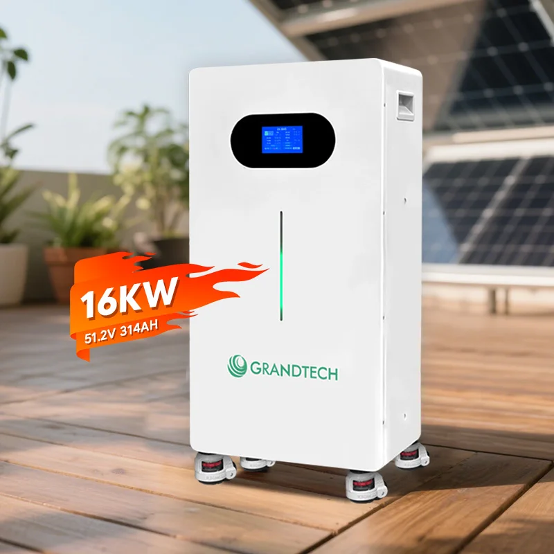 Gulv Hjem 15KWH 16KWH BMS Lithium Ion Batteri Lifepo4 51,2V 314AH 280AH Powerwall Solenergioplagringsbatteripakke Celle LFP System