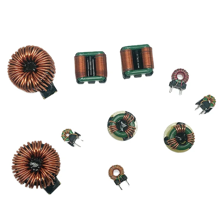 Custom Certification Sq28 15mh Inductor Horizontal Flat Wire Inductor For Lighting Device  Common Mode Choke Emi Line Filters