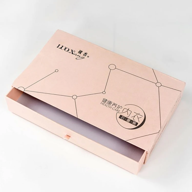 Custom Big Size Corrugated Carton Packaging Underwear Packaging Paper