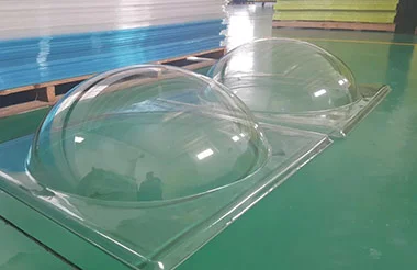 Lighting roof rugged polycarbonate clear pyramid round skylight roofing covers dome roof skylight