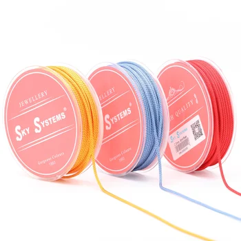SKY ML306 1.5~3mm Jewelry Cord Polyester Cord Jewelry Accessories Bracelet and Necklace Material 57 Colors