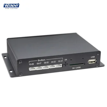 MPC1080P-10 High quality custom wholesale Metal shell Full HD 1080p HD-MI/VGA/CVBS mini USB media player for car