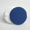 53mm leather powder puff -blue(1pk)